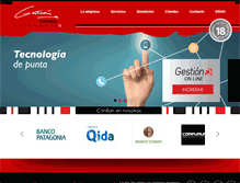 Tablet Screenshot of gestioncobranzas.com.ar